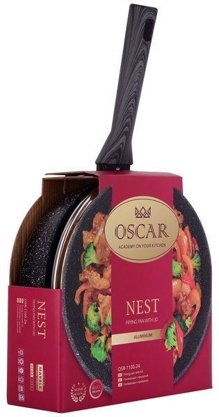 Сковорода Oscar Nest 28 см с крышкой (OSR-1100-28) фото