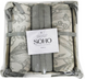 Набір 3 бавовняних рушників Soho кухонні 40x60 см Grey (BS 45541H) 00-00438938 фото 2