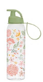 Бутылка для воды Herevin Hanger-Botanic 0.750 л (161405-157) 00-00327463 фото