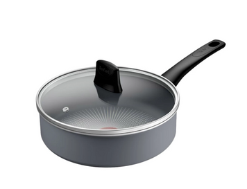 Сотейник Tefal Halo 24 см Grey з кришкою (C3123253) 00-00450647 фото