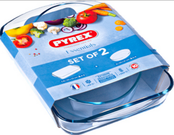 Набор форм для запекания Pyrex ESSENTIALS 35х23 см + 30х21 см (913S605/8043) 00-00442786 фото