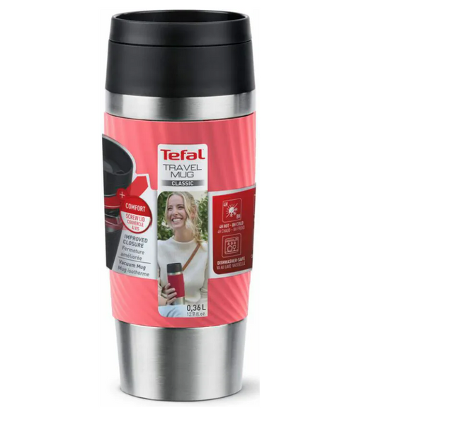 Термокружка Tefal Travel Mug Classic Twist 0.36л N2024410 фото