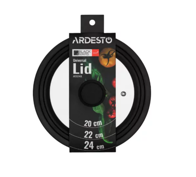 Крышка универсальная Ardesto Black Mars Smart 00-00451370 фото